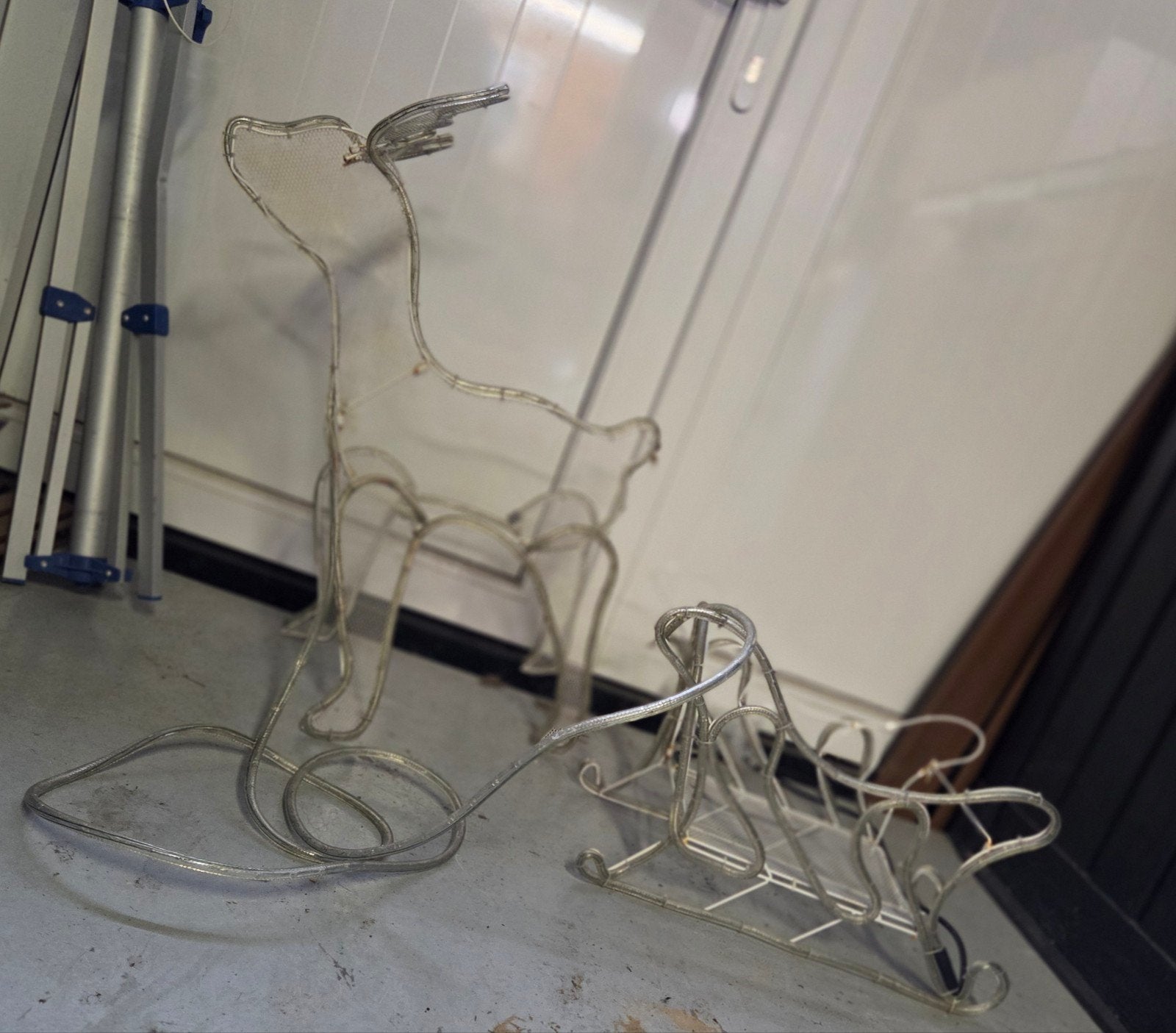 Lichtgevend hert met slee, Diversen, Ophalen, Gebruikt