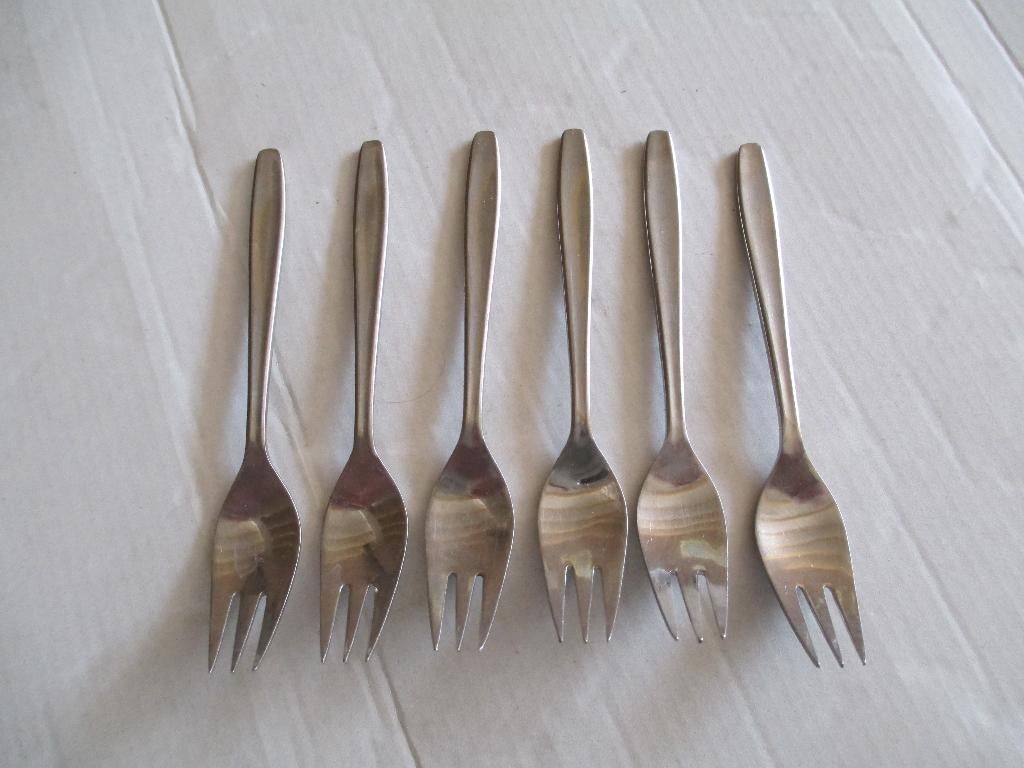gero zilmeta vorkjes en lepeltjes nro 512 foxtrot, Ophalen of Verzenden, Gebruikt, Rvs of Chroom