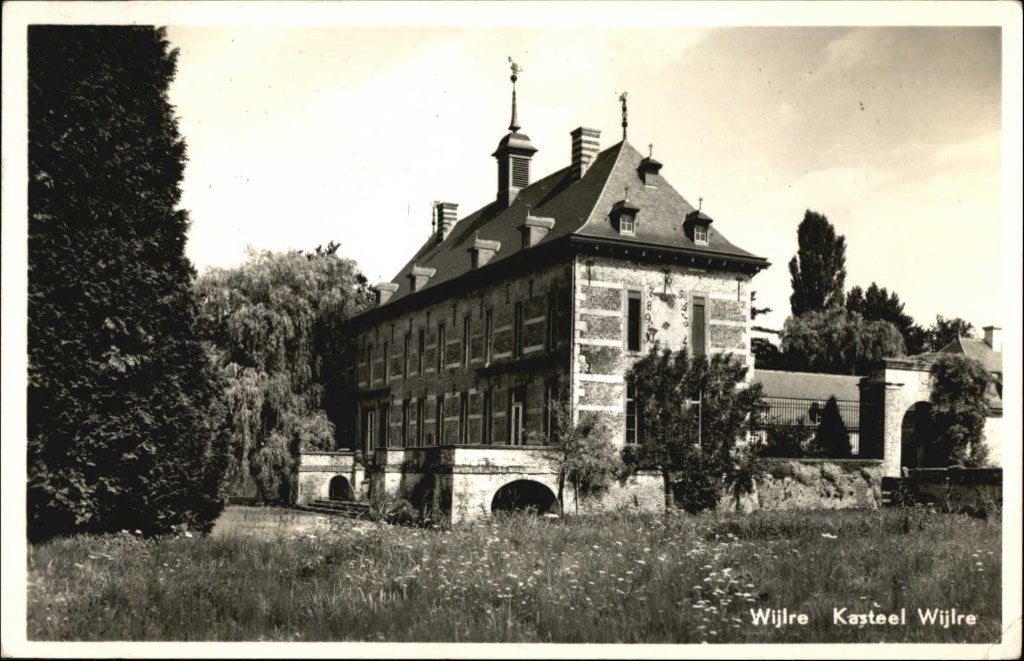 Wijlre (L.) Kasteel Wijlre 1958., Ophalen, 1940 tot 1960, Gelopen, Limburg
