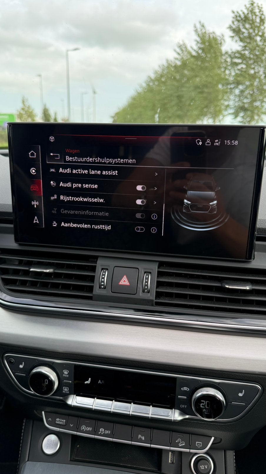 Foto 17 van Audi Q5 45 TFSI Mild hybrid 2021 Facelift Pano S-Line