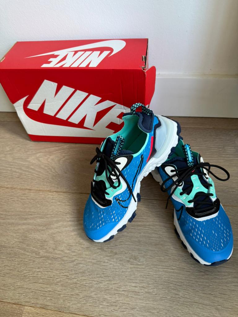 blauwe NIKE React Vision (GS) maat 38.5, Blauw, Nieuw, Ophalen of Verzenden, Sneakers of Gympen