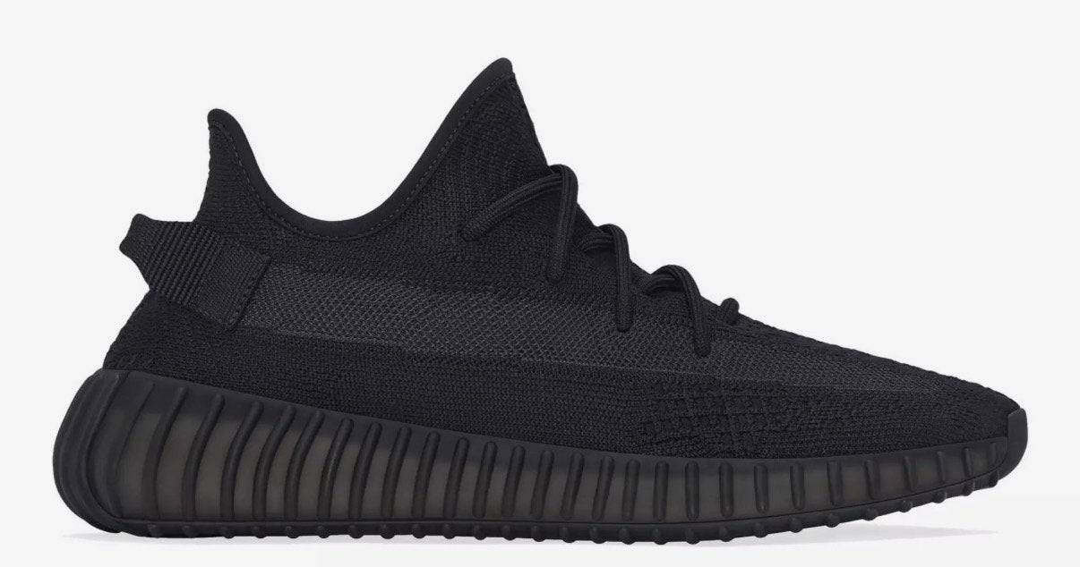 YEEZY BOOST 350 V2 ONYX - Stijlvolle Zwarte Sneakers, Ophalen, Zwart, Nieuw, Sneakers of Gympen