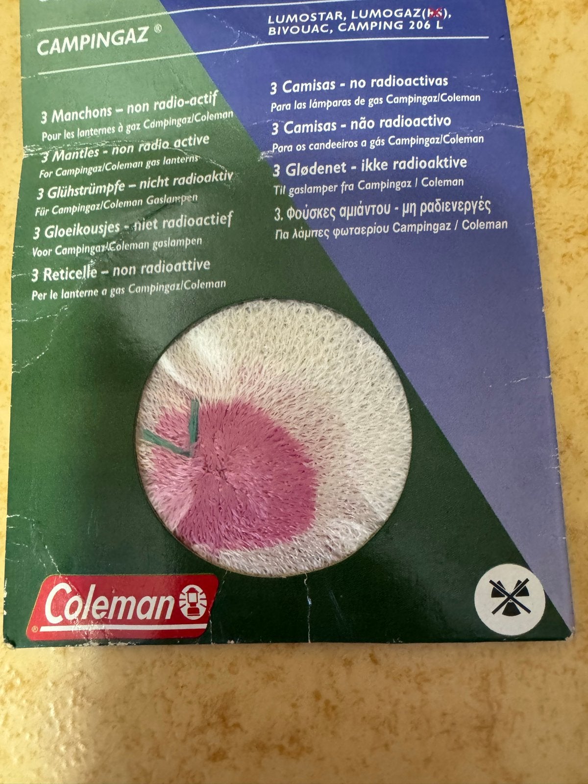 Campingaz Coleman Gloeikousjes - Niet Radioactief, Caravans en Kamperen, Kampeeraccessoires, Ophalen, Nieuw