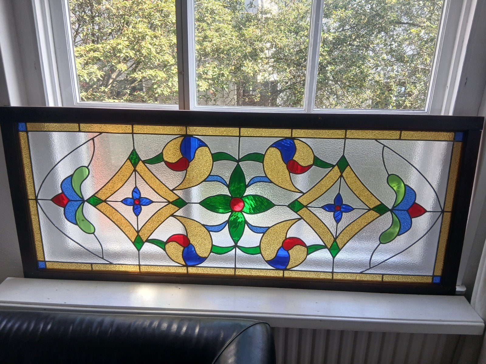 glas en lood raam, Doe-het-zelf en Verbouw, Ophalen, 160 cm of meer, Minder dan 80 cm