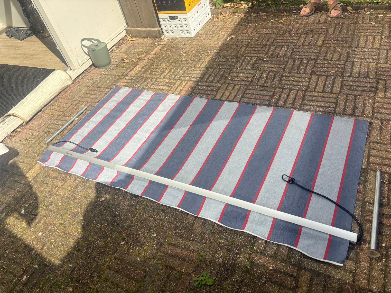 Caravan raam luifel 190 Isabella, Caravans en Kamperen, Ophalen, Zo goed als nieuw