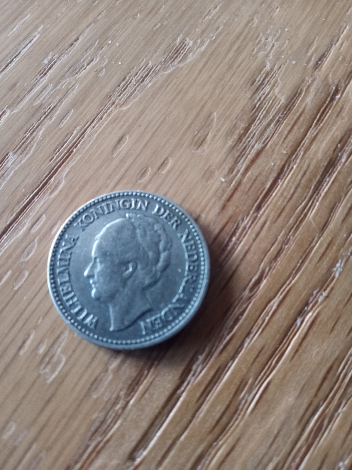 ZILVEREN GULDEN 1/2 UIT JAAR. 1930 HALVE, Ophalen, Koningin Wilhelmina, 1 gulden