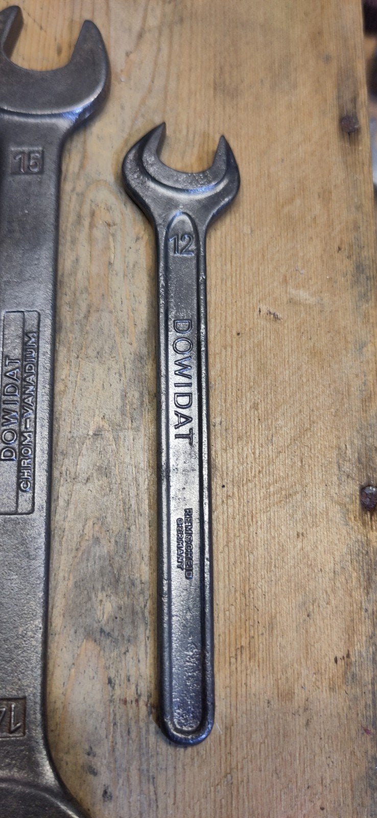 Set van 3 DOWIDAT steeksleutels - Vintage gereedschap, Ophalen of Verzenden, Gebruikt