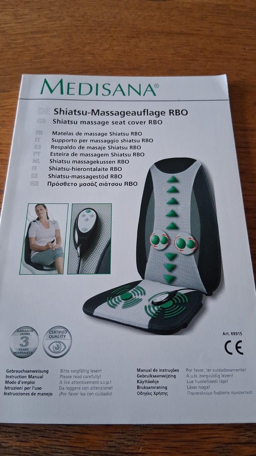 Shiatsu massagekussen RBO, Ophalen of Verzenden