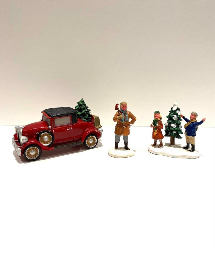 Lemax Let’s Take Home The Christmas Tree, set of 3, Verzenden