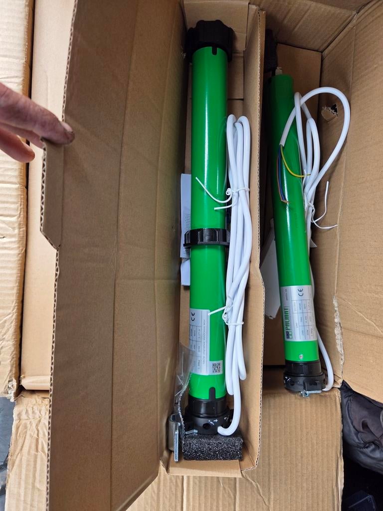 8x Nieuwe Palimat DM45S-10 Rolluikmotoren, Ophalen, Nieuw, Overige kleuren, Elektrische bediening