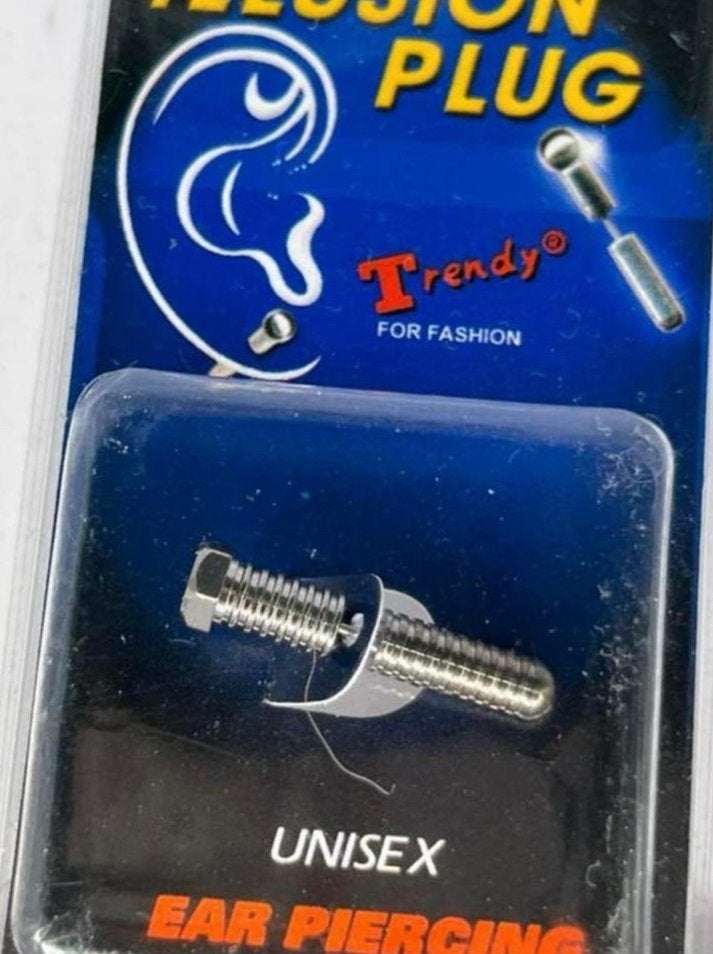 Trendy Illusion Plug Uniseks Oorpiercing - Nieuw, Ophalen of Verzenden, Nieuw, Overige materialen, Oor- of Traguspiercing