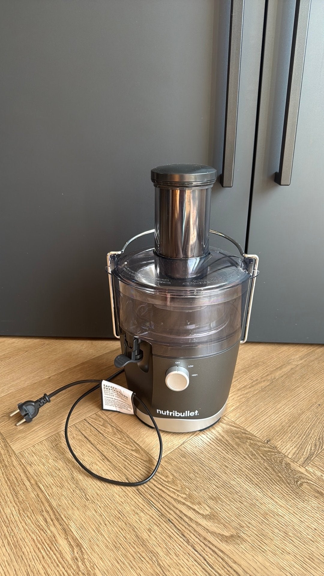 Nutribullet sapcentrifuge/juicer, Ophalen of Verzenden, Zo goed als nieuw, Sapcentrifuge