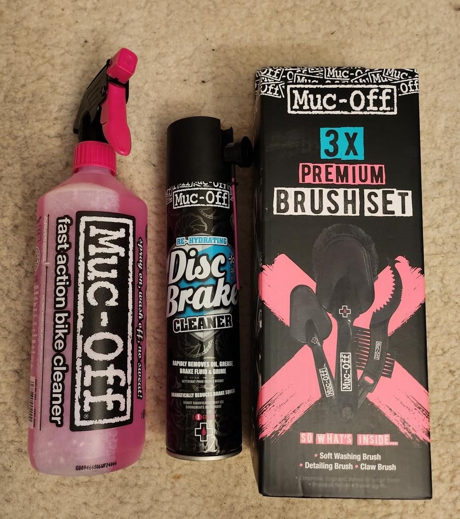 Muc-Off Rehydrating Disc Brake Cleaner Brush Kit Spray Clean, Ophalen of Verzenden
