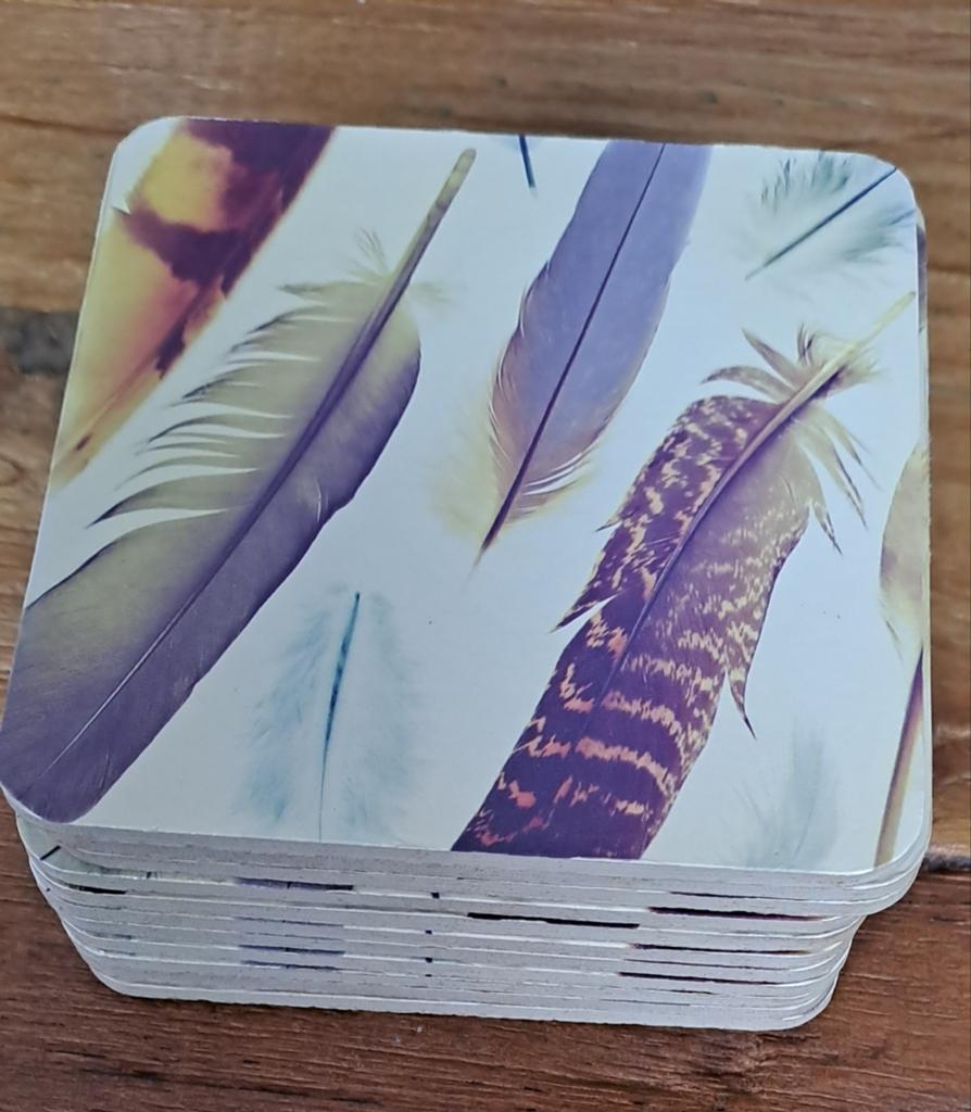 Onderzetters 10 stuks, Ophalen of Verzenden, Zo goed als nieuw, Glas of Kopje