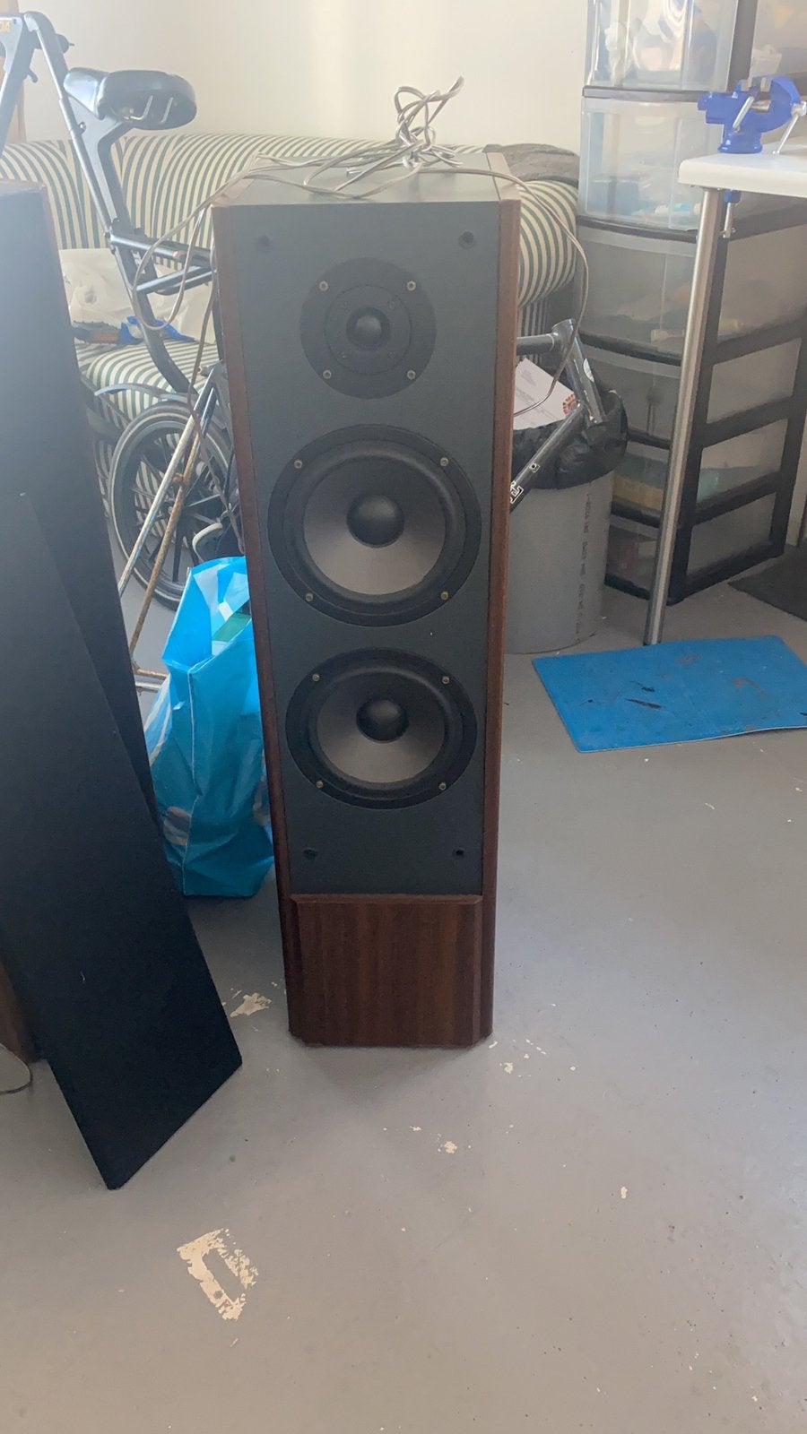 Vintage Technics X1 HiFi Vloerspeakers – SH-E66 Equalizer, Ophalen of Verzenden, Zo goed als nieuw, Speakers, Overige merken