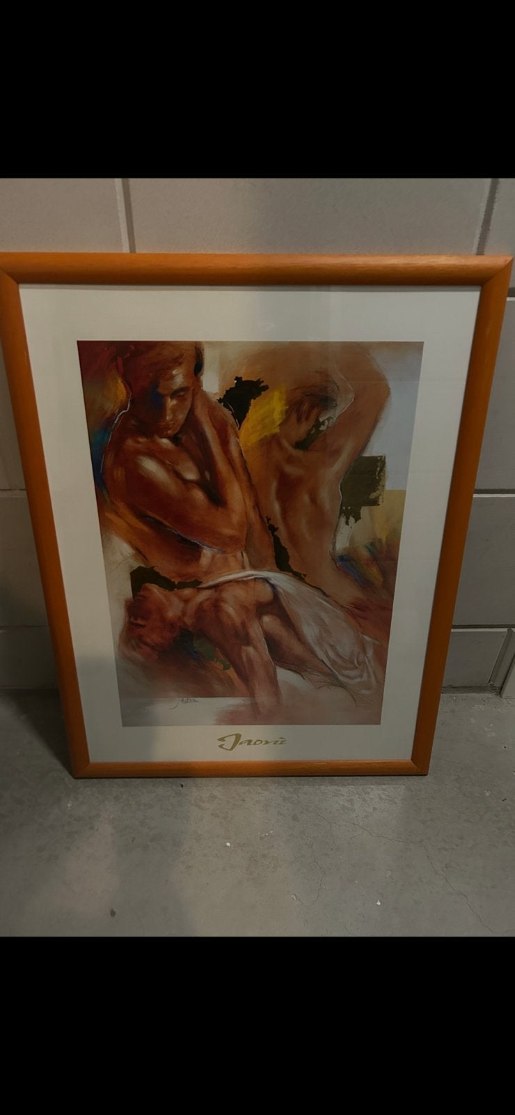 Mooie poster ingelijst ., Ophalen, Zo goed als nieuw, Foto of Poster