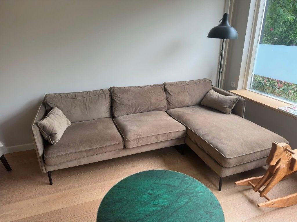 Hoekbank, Ophalen, 250 tot 300 cm, Gebruikt, Hoekbank