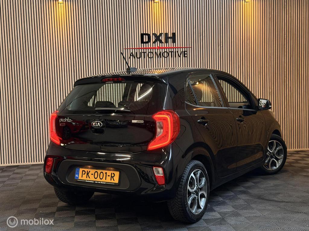Kia Picanto 1.0 CVVT First Edition OrgNL CARPLAY CAM CRUISE, Voorwielaandrijving, Stof, Gebruikt, Zwart