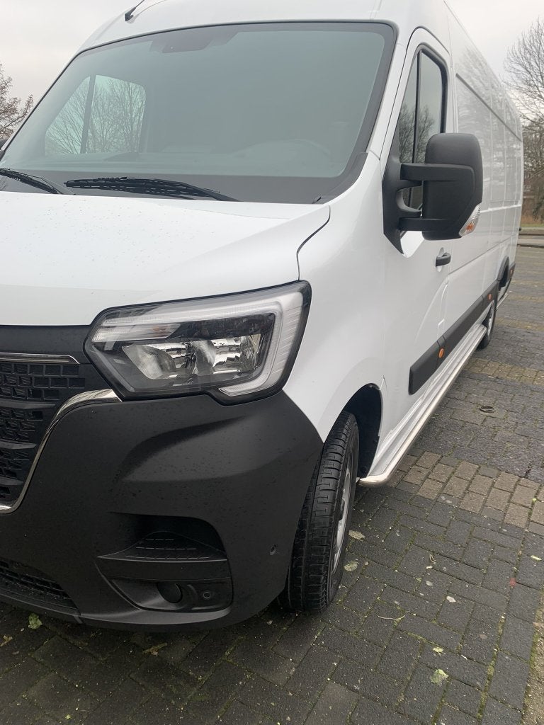 Renault Master vanaf 2019 L3 L3 Sidebars rvs plaat, Niet ingevuld, Niet ingevuld, Niet ingevuld