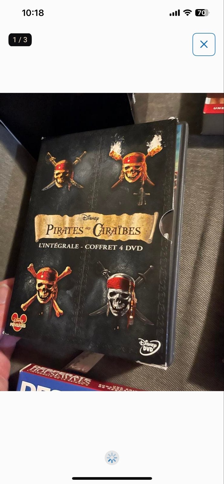 Pirates of the Caribbean: De Complete Collectie (4 DVD Boxse, Gebruikt, Engels, Ophalen of Verzenden, Frans