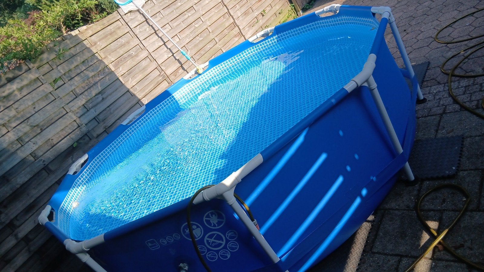 intex zwembad 305x76 rond, compleet, Ophalen, Minder dan 80 cm, Rond, 300 cm of meer