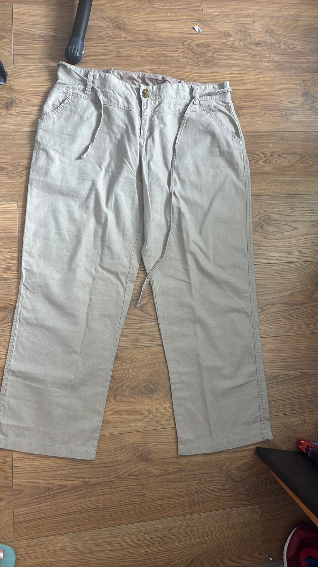 Broek Miss Etam, Beige, Maat 42/44 (L), Ophalen of Verzenden, Zo goed als nieuw