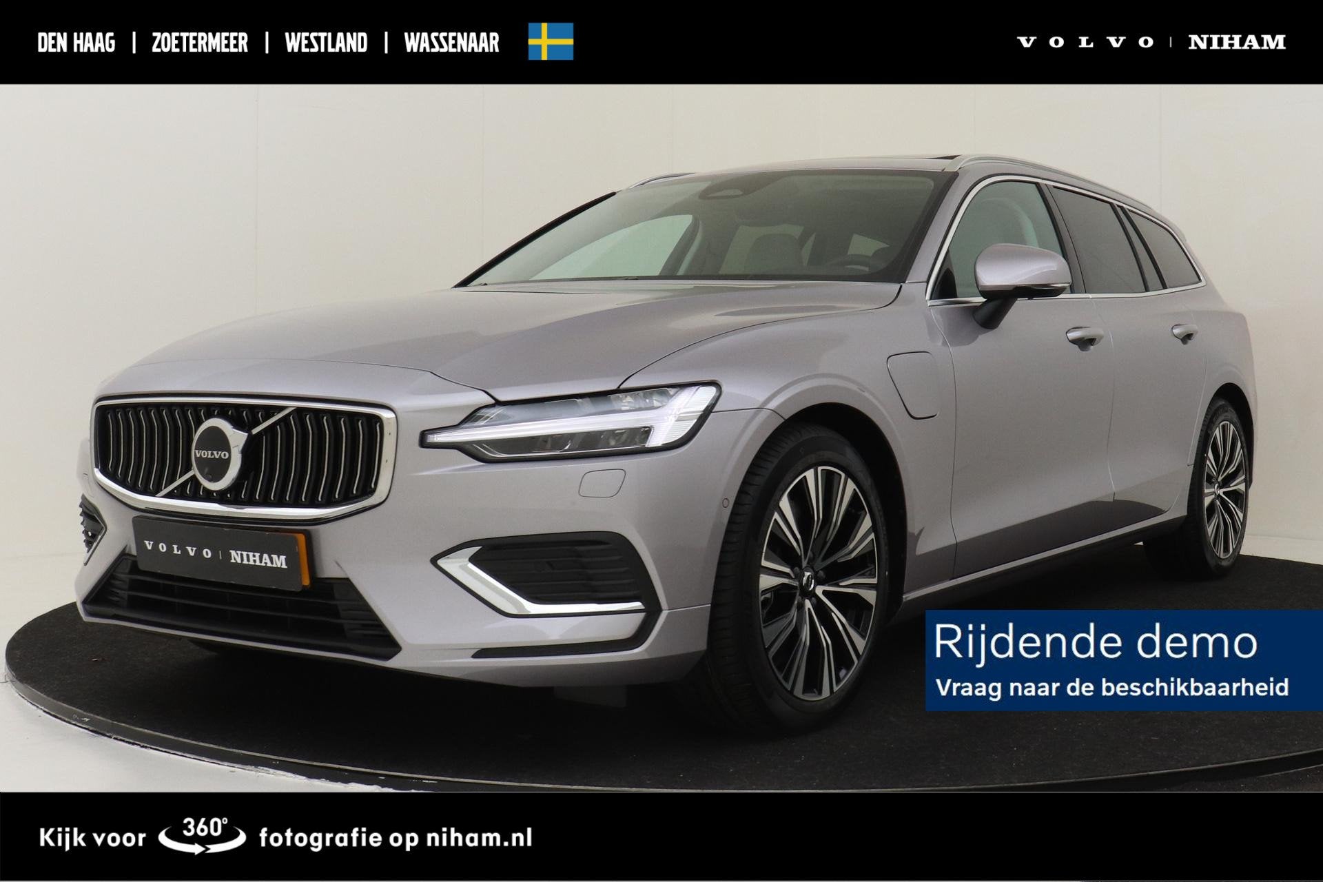 Volvo V60 T6 PLUG-IN HYBRID AWD ULTRA BRIGHT -PANO.DAK|HARMA, Automaat, 12 maanden, Euro 6, 180 min
