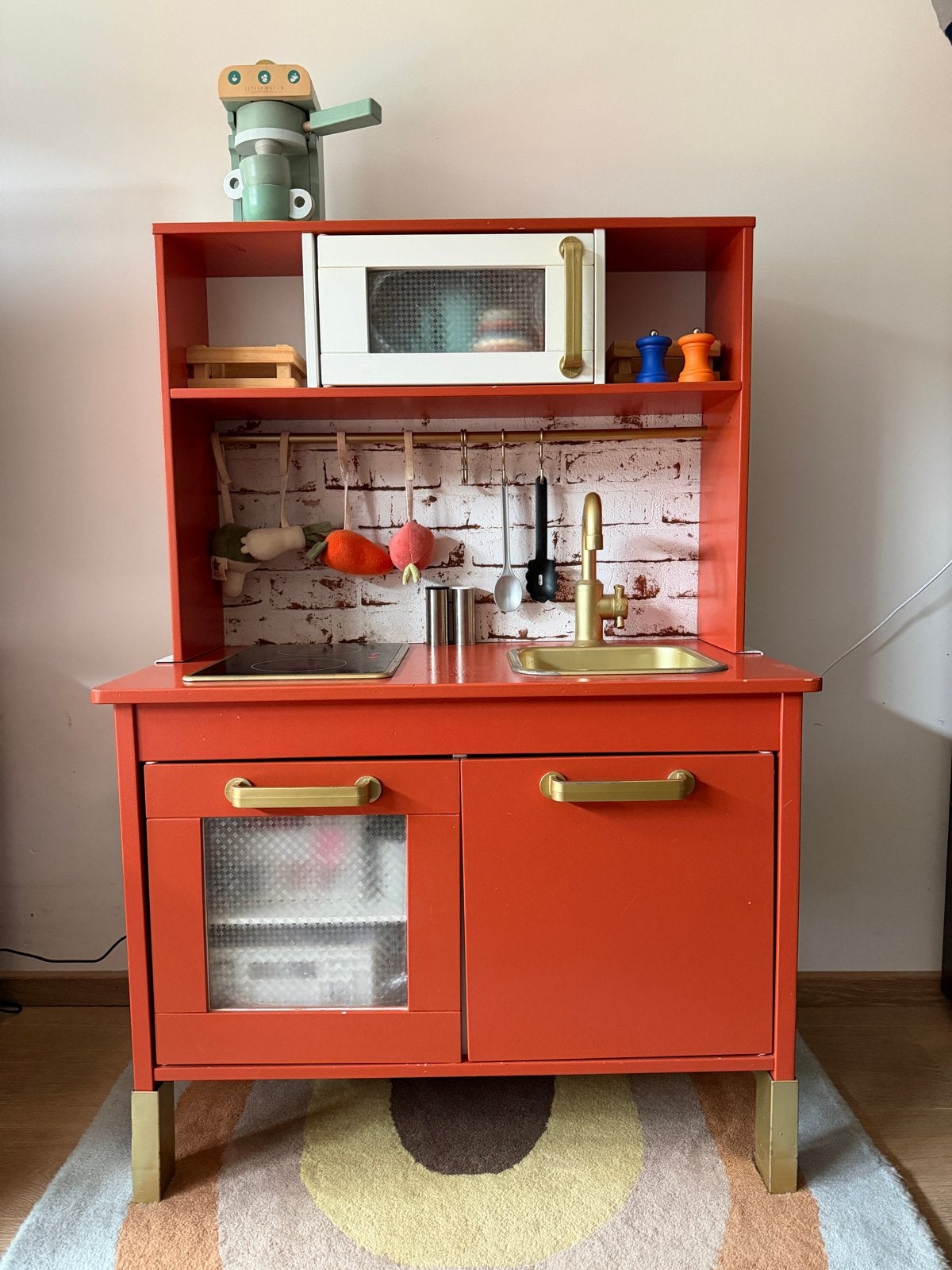 Gepersonaliseerd IKEA Speelkeukentje met Accessoires, Ophalen, Gebruikt, Hout, Speelkeuken