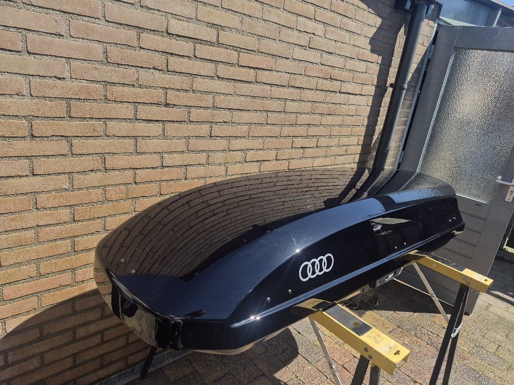 Originele Audi 250 Line Dakkoffer - Briljant Zwart, Auto diversen, Dakkoffers, Ophalen, Zo goed als nieuw