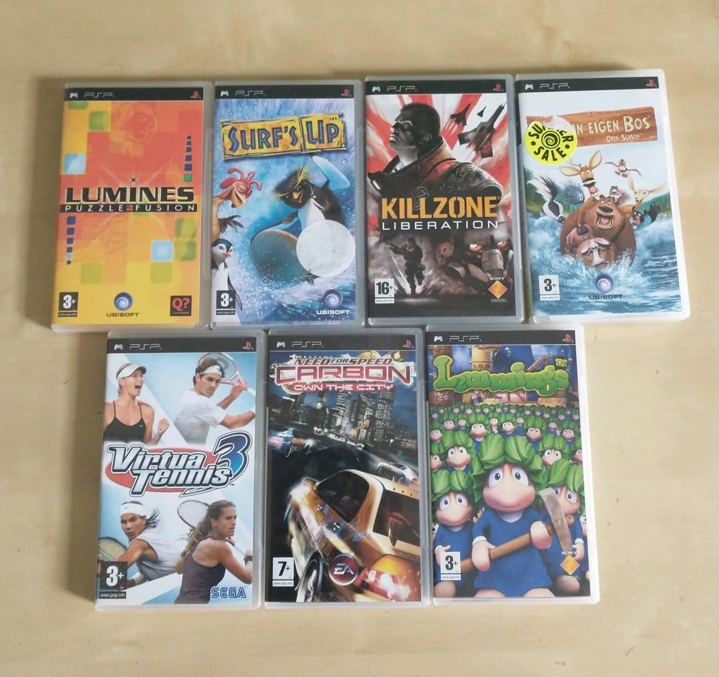 PSP spelletjes, 1 speler, Ophalen of Verzenden, Zo goed als nieuw, Vanaf 3 jaar