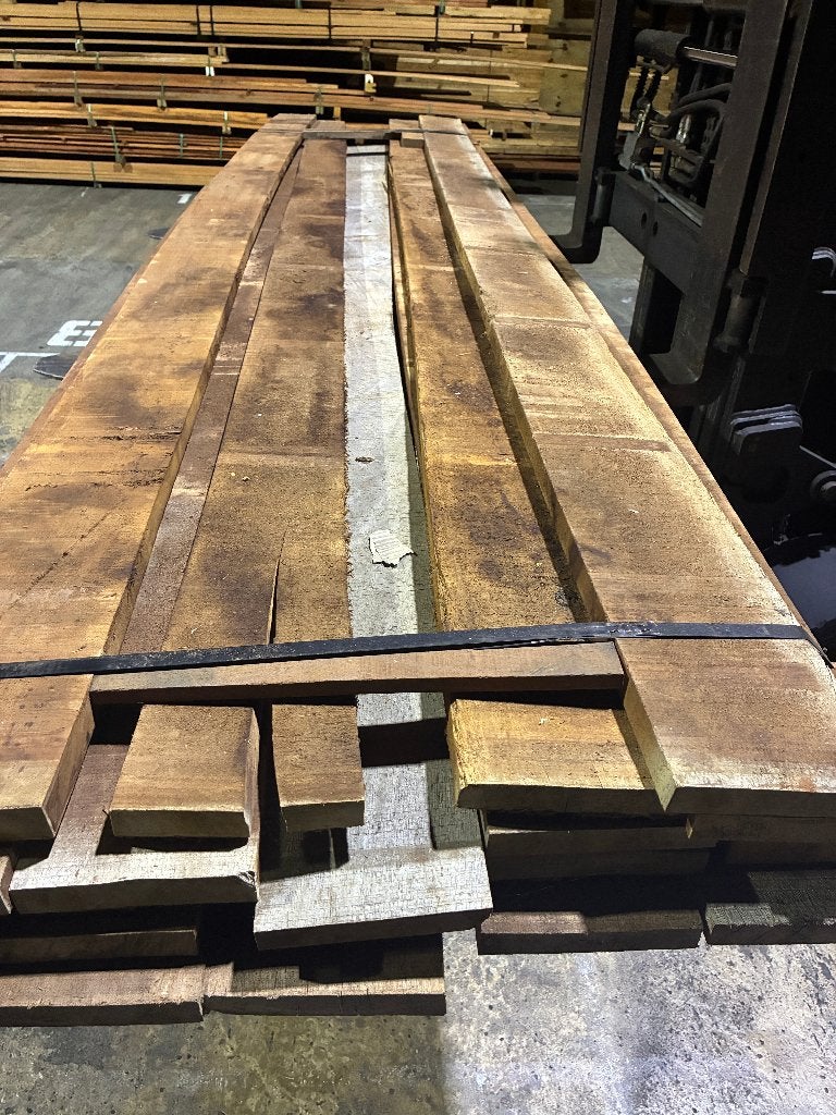 Vlonderplanken balken planken Hardhout Iroko 25x160mm, Ophalen, Planken, Nieuw, Hardhout