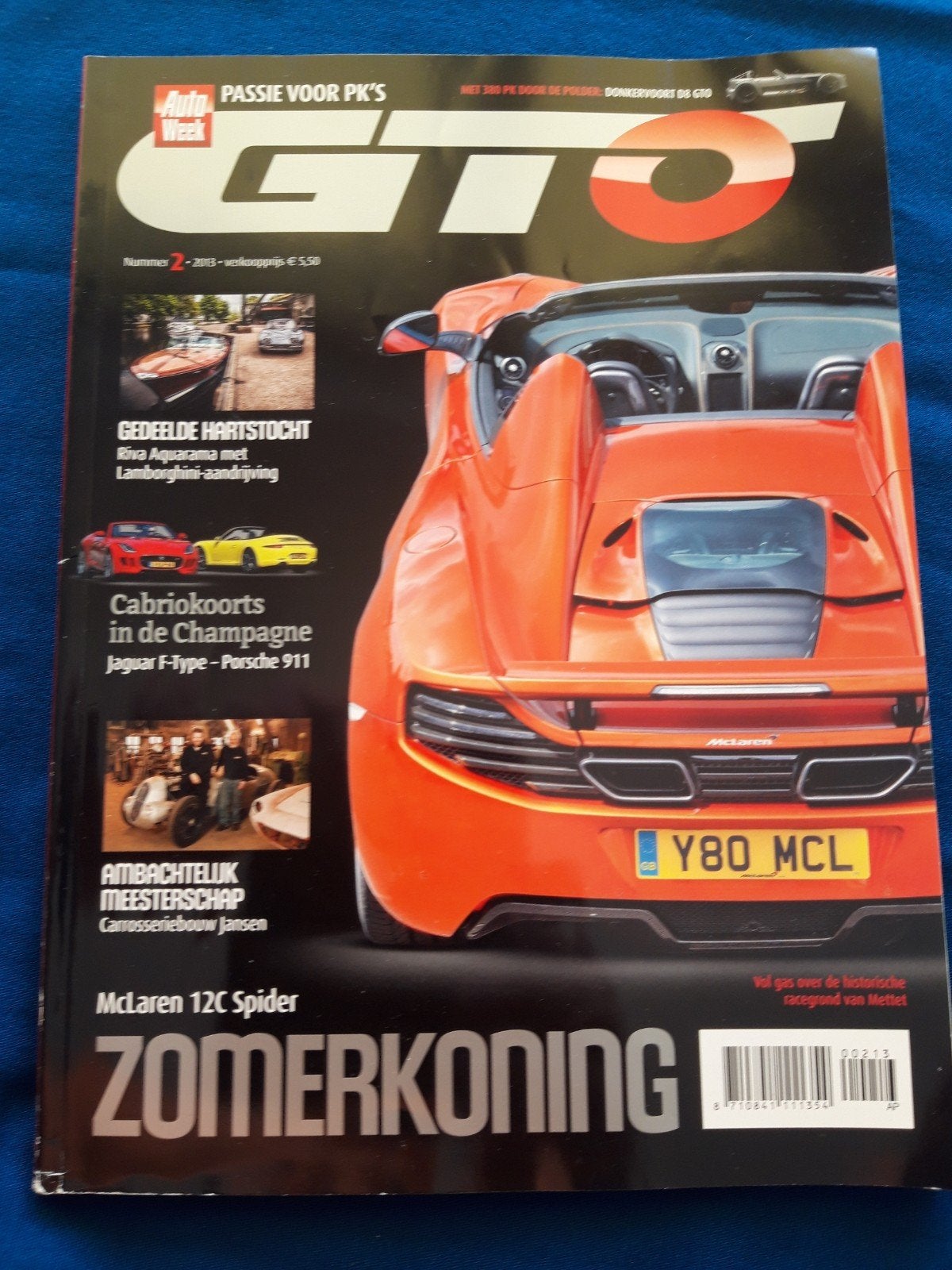 GTO magazine 2013 nr 2 - Donkervoort - Jaguar - Porsche, Ophalen of Verzenden, Zo goed als nieuw, Algemeen