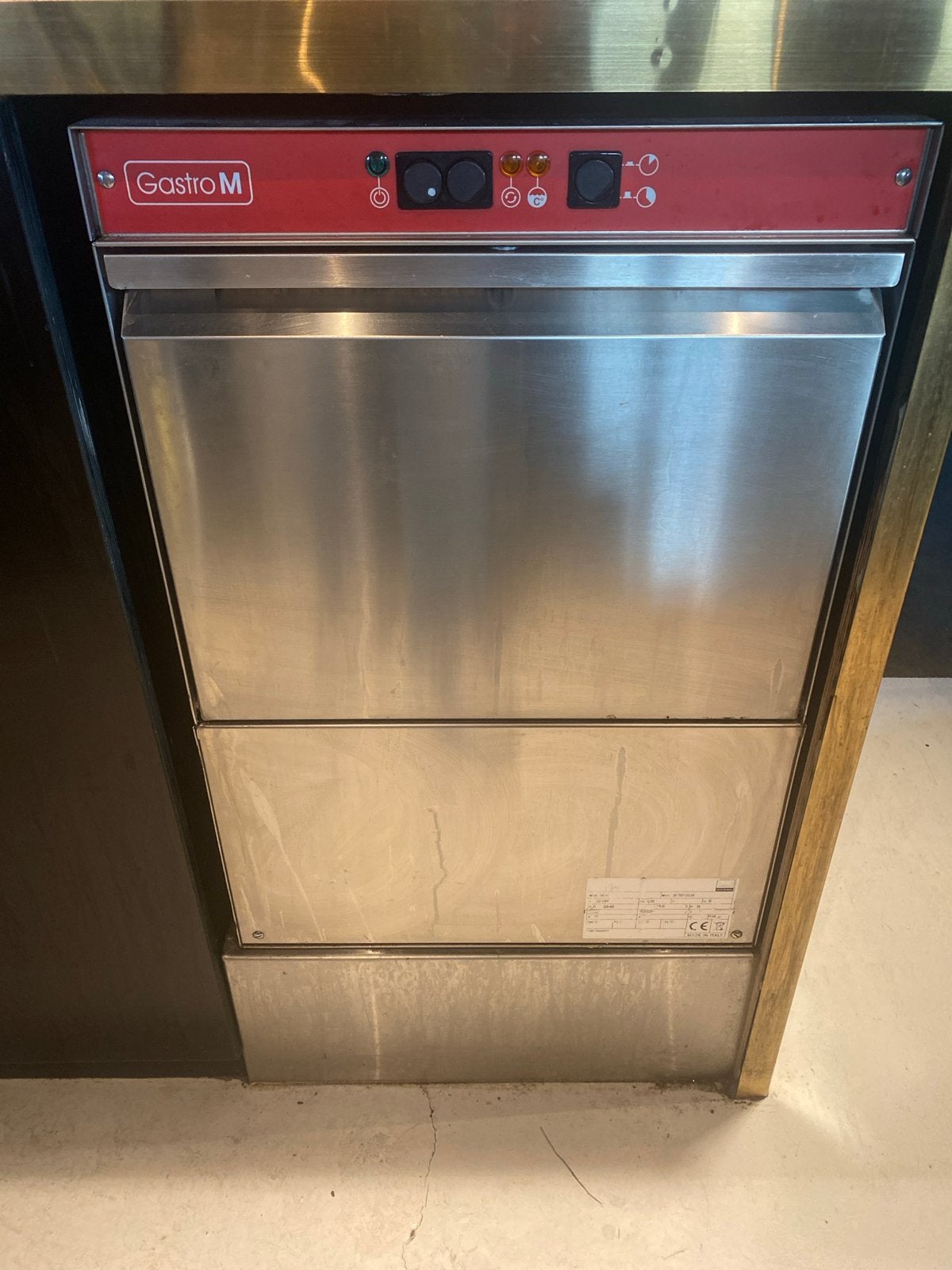 Gastro M professionele vaatwasser, Gebruikt, Minder dan 85 cm, Ophalen of Verzenden, Inbouw