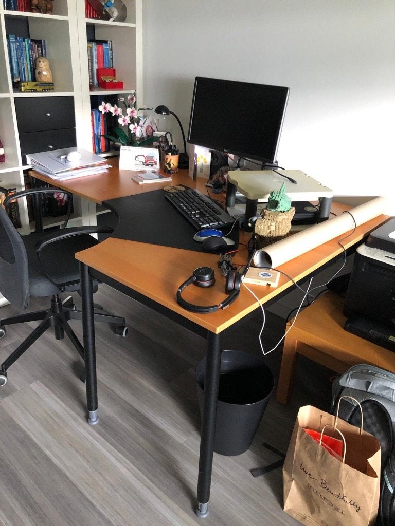 Galant bureau, Ophalen, 160 cm, Gebruikt, 120 cm