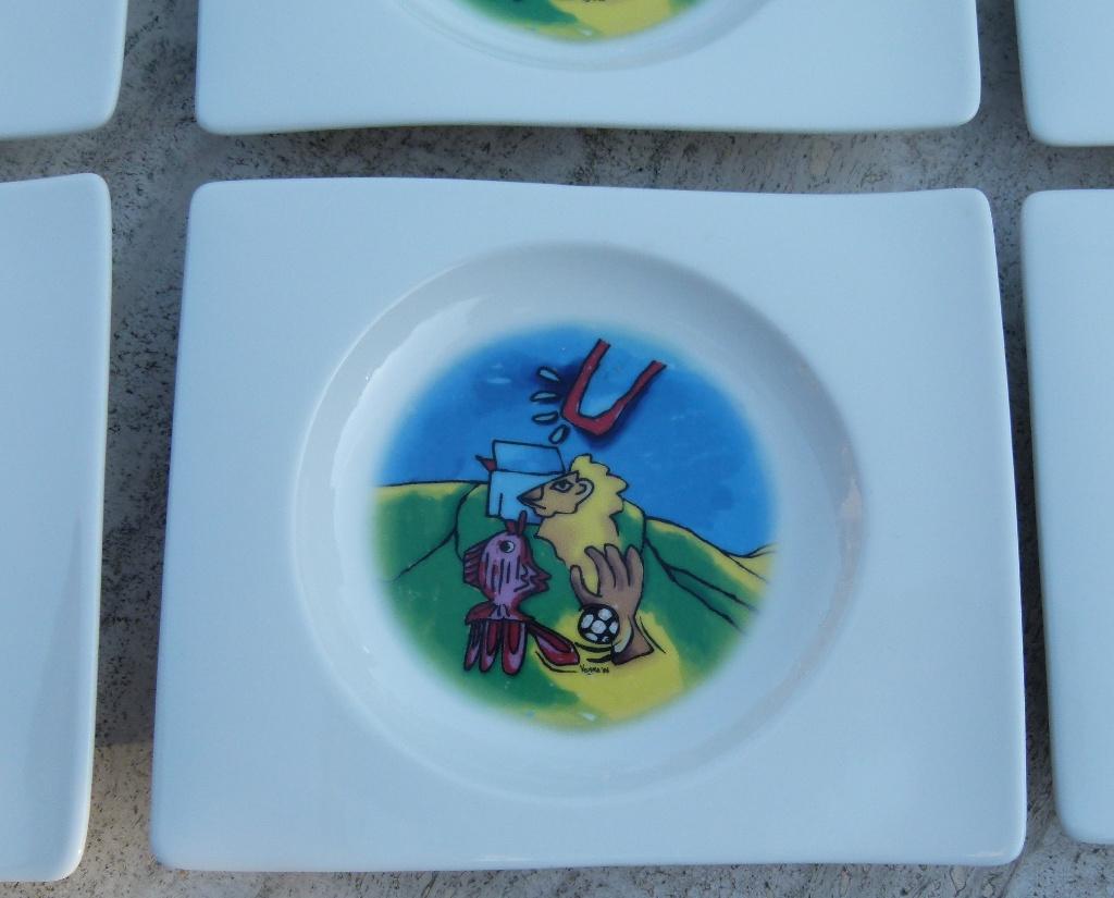 Villeroy & Boch New Wave 6 Aparte Tapaz / Hapjes Borden, Nieuw, Ophalen of Verzenden, Bord(en), Wedgwood