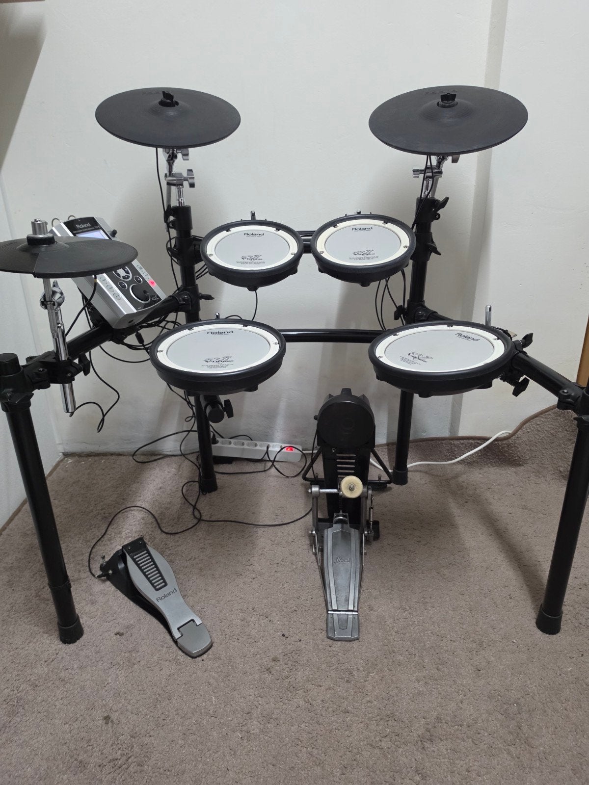 Roland TD-9 V2 elektronisch complete, Muziek en Instrumenten, Ophalen of Verzenden, Roland, Elektronisch