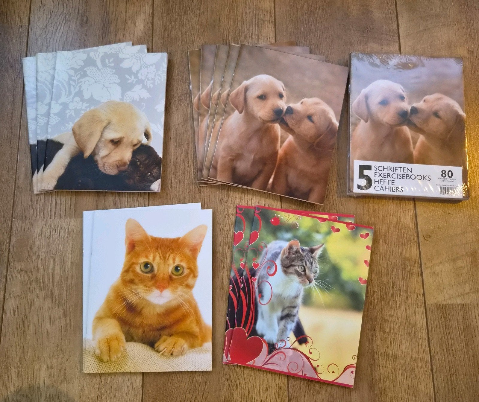 17 A5-schriftjes met dieren, Ophalen of Verzenden, Nieuw