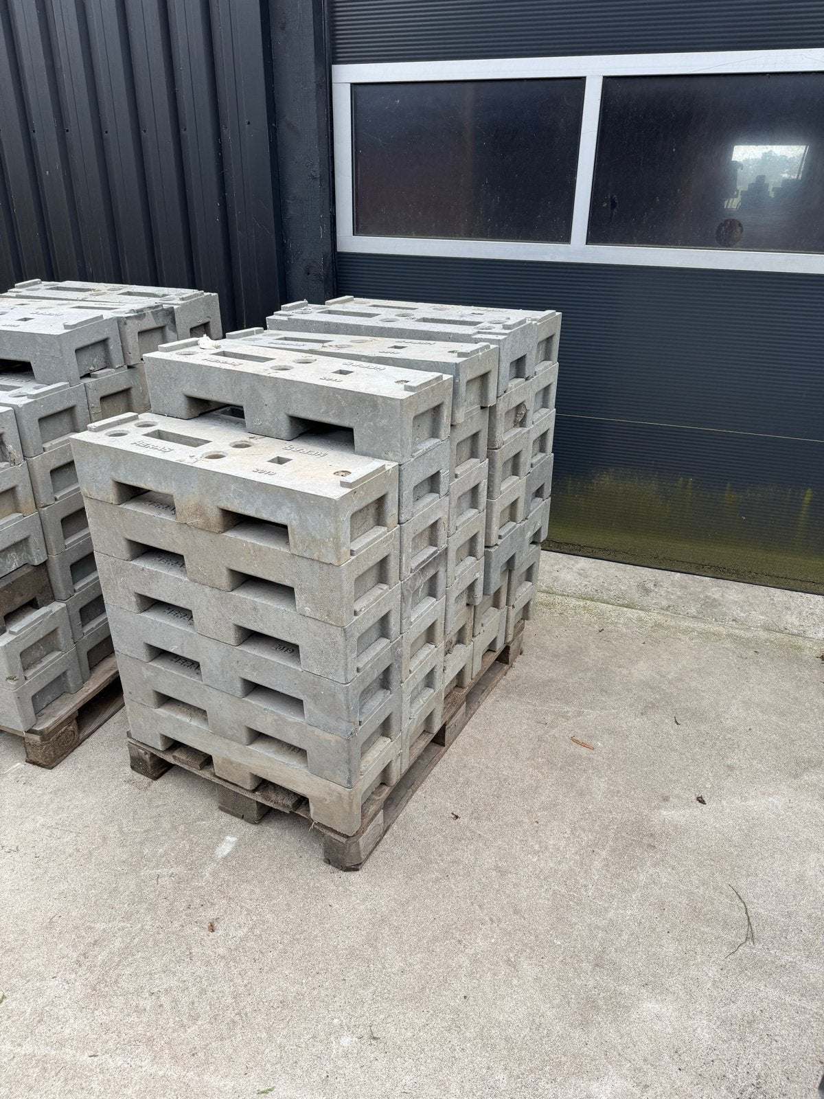 Bouwhek blokken / bouwhek voeten, Ophalen, Gebruikt