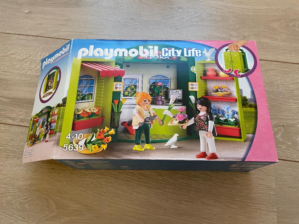 Playmobil City Life 5639 bloemenwinkel speelset, Kinderen en Baby's, Speelgoed | Playmobil, Ophalen of Verzenden, Zo goed als nieuw