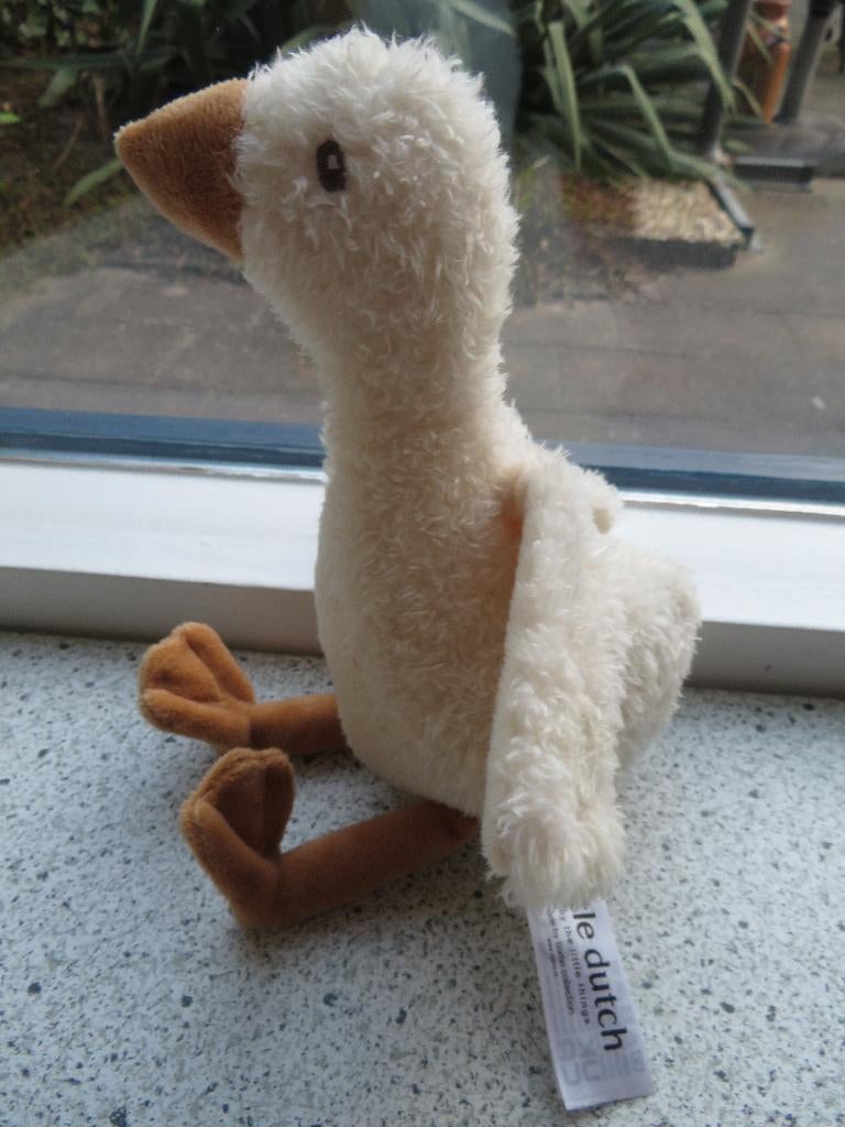Gans of gansje merk Little Dutch meet ca 23 cm, Kinderen en Baby's, Speelgoed | Knuffels en Pluche, Little Dutch, Overige typen