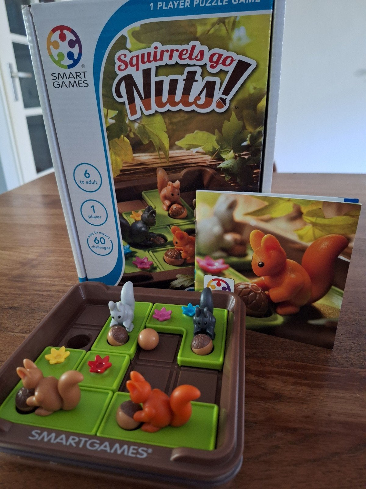 Smart Games Squirrels Go Nuts! Logica Puzzelspel, Een of twee spelers, Ophalen of Verzenden, Zo goed als nieuw, Smart Games