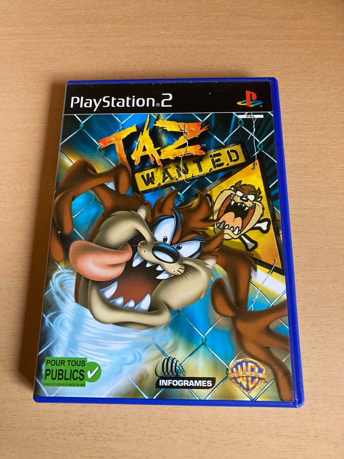 Taz Wanted - PlayStation 2 (PS2) - Compleet met boekje, Avontuur en Actie, 1 speler, Ophalen of Verzenden, Zo goed als nieuw