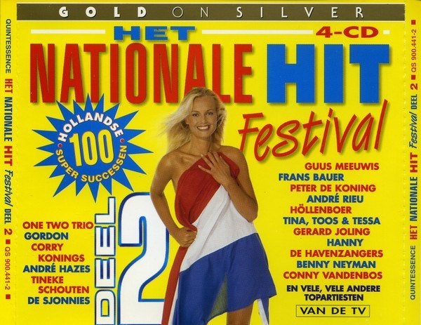 Various – Het Nationale Hit Festival Deel 2 4XCD, Verzenden, Zo goed als nieuw, Pop