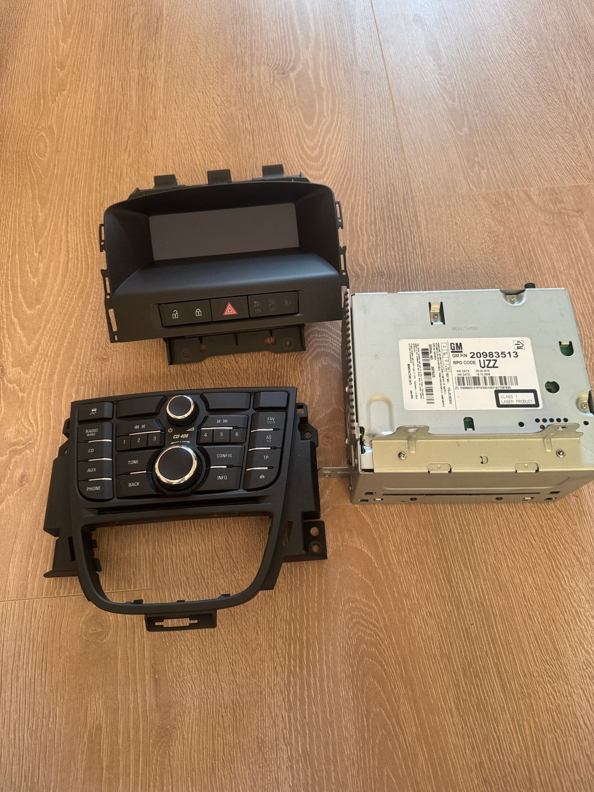 Opel Astra J 2011 originele CD400 radio *Compleet*, Ophalen of Verzenden, Zo goed als nieuw