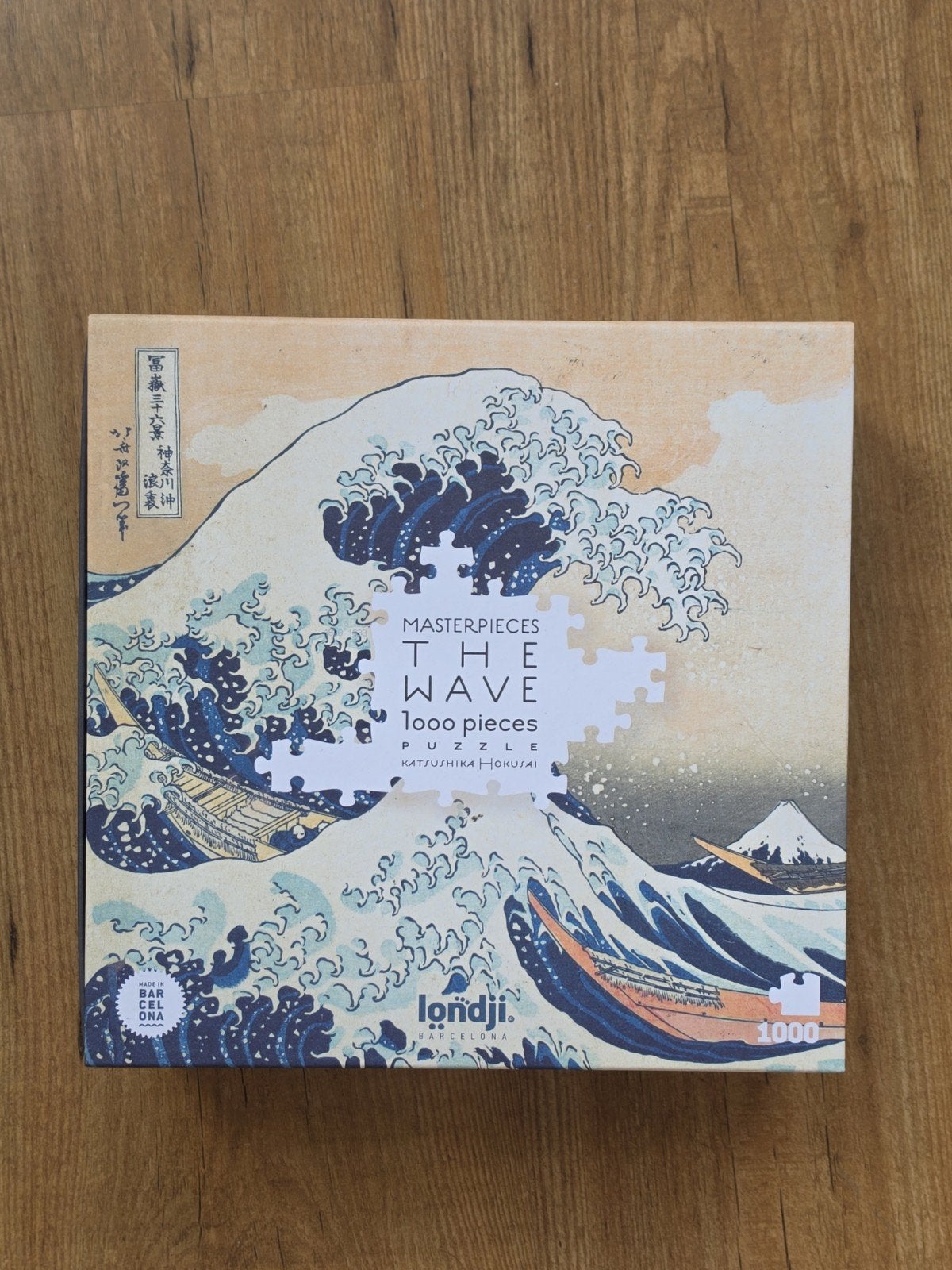 Londji Puzzel 'The Wave' - 1000 stukjes - Compleet, Ophalen of Verzenden, Meer dan 50 stukjes, Zo goed als nieuw, 6 jaar of ouder