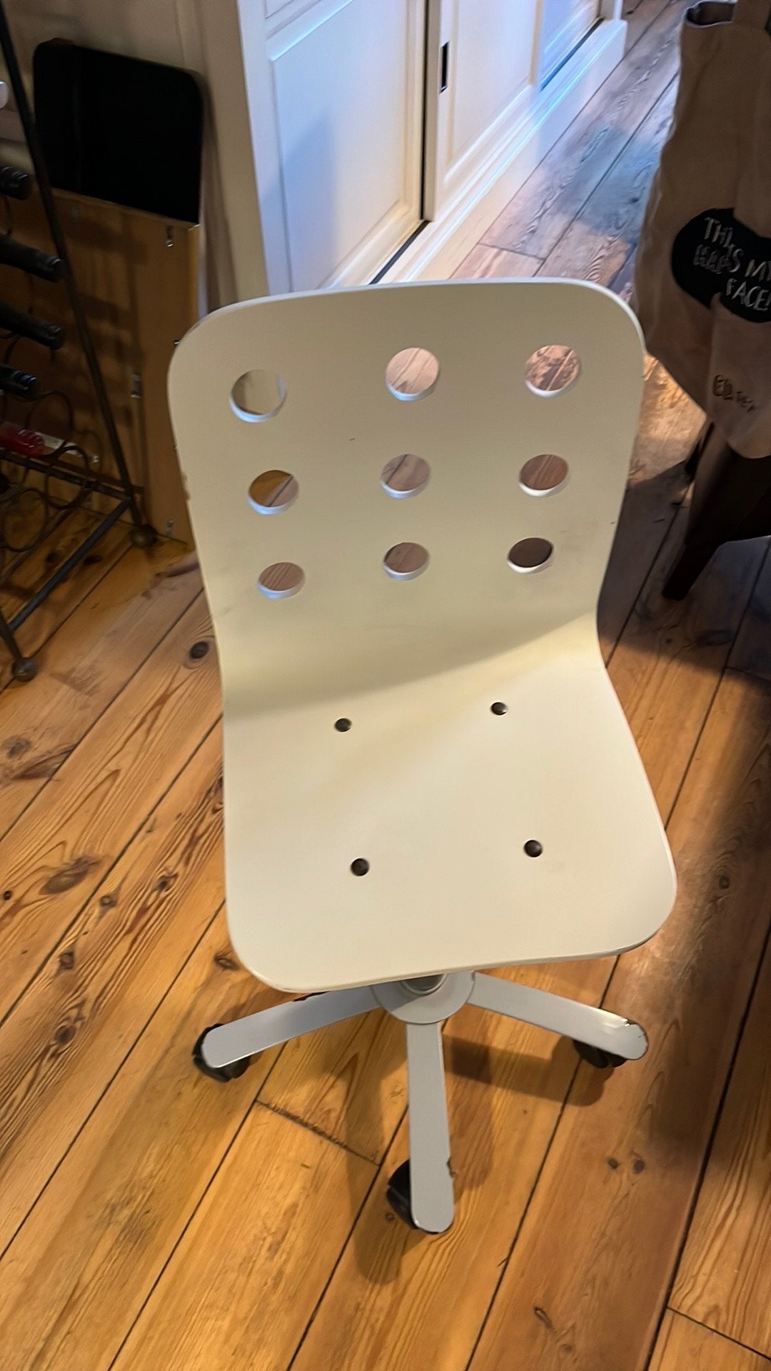 Ikea Kids Bureaustoel wit, Ophalen, Gebruikt, Wit, Bureaustoel