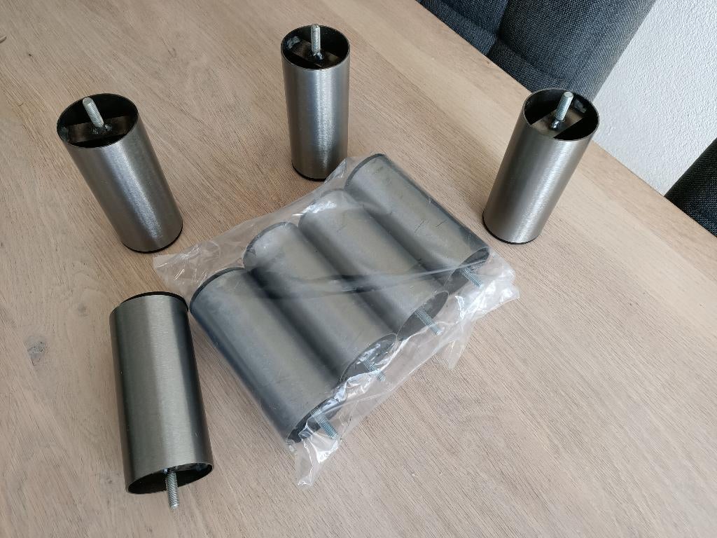 8 poten voor onder bed, Huis en Inrichting, Slaapkamer | Bedden, 90 cm, Ophalen of Verzenden, Metaal, Nieuw