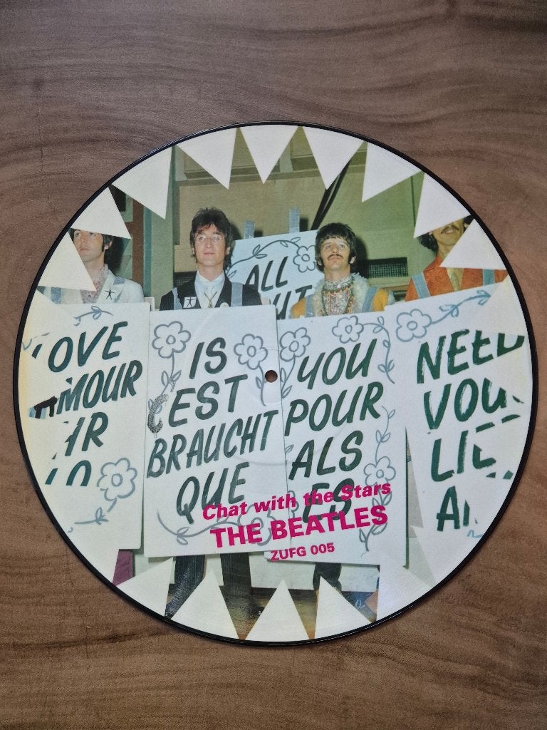 The Beatles - Chat With the Stars - Picture Disc - Vinyl, Cd's en Dvd's, Vinyl | Pop, Picture disc, Ophalen of Verzenden, Zo goed als nieuw