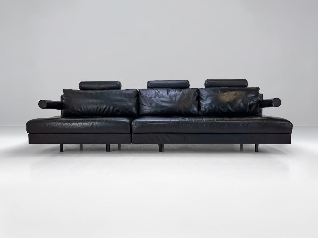 “Sity” sofa – B&B Italia – design door Antonio Citterio, Ophalen of Verzenden, Zo goed als nieuw, Vierpersoons of meer, Leer