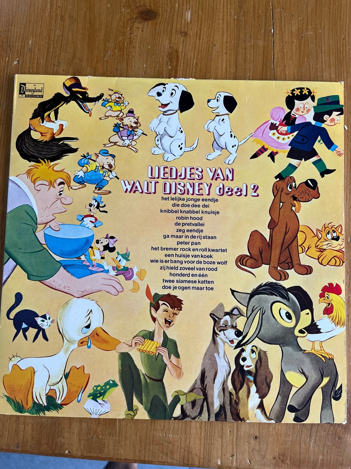 Liedjes van Walt Disney Deel 2 LP - Disneyland VR 21497-1, Ophalen of Verzenden, Gebruikt, LP, Muziek
